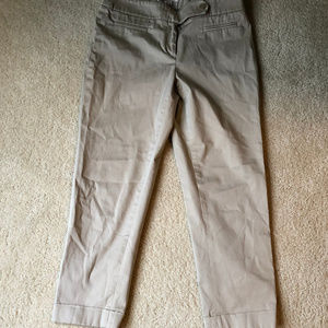 LOFT khaki ankle pants